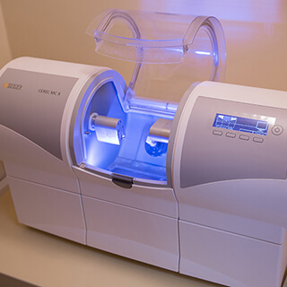 CEREC dental restoration milling unit