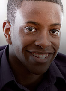 Young man with gorgeous smile